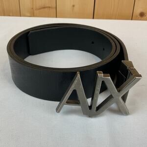 Armani Exchange Men's Black Belt, Size 34